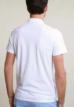 Outlet River Woods Custom fit katoenen T-shirt korte mouwen wit -