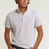 Discount River Woods Custom fit katoen-linnen polo korte mouwen linen mix -