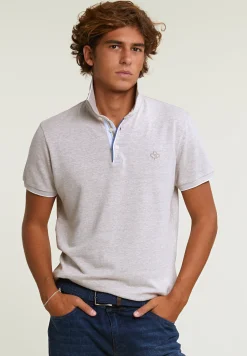 Discount River Woods Custom fit katoen-linnen polo korte mouwen linen mix -