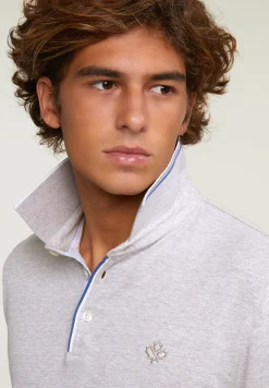 Discount River Woods Custom fit katoen-linnen polo korte mouwen linen mix -