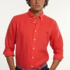Best River Woods Custom fit linnen hemd stanford red -