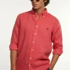 Best River Woods Custom fit linnen hemd sunset -