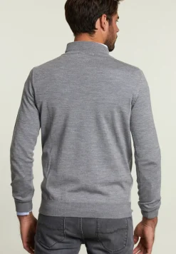 Hot River Woods Custom fit merino trui oxford mix -
