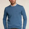 Fashion River Woods Custom fit merinotrui ronde hals dark mombasa mix -