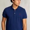 Hot River Woods Custom fit pima katoen polo oxford blue -