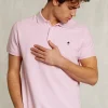 Clearance River Woods Custom fit pima katoen polo pink mix -