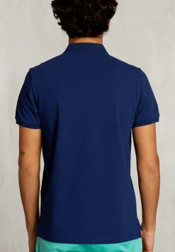 Hot River Woods Custom fit pima katoen polo oxford blue -