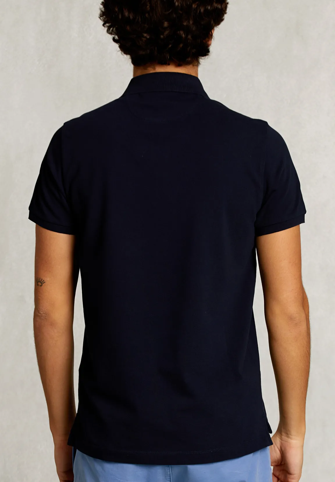 New River Woods Custom fit pima katoen polo navy -