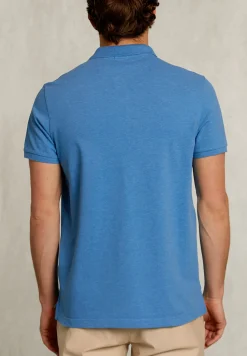 Hot River Woods Custom fit pima katoen polo ocean mix -