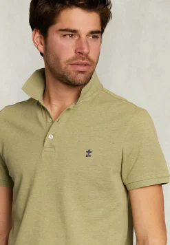 Fashion River Woods Custom fit pima katoen polo herb mix -