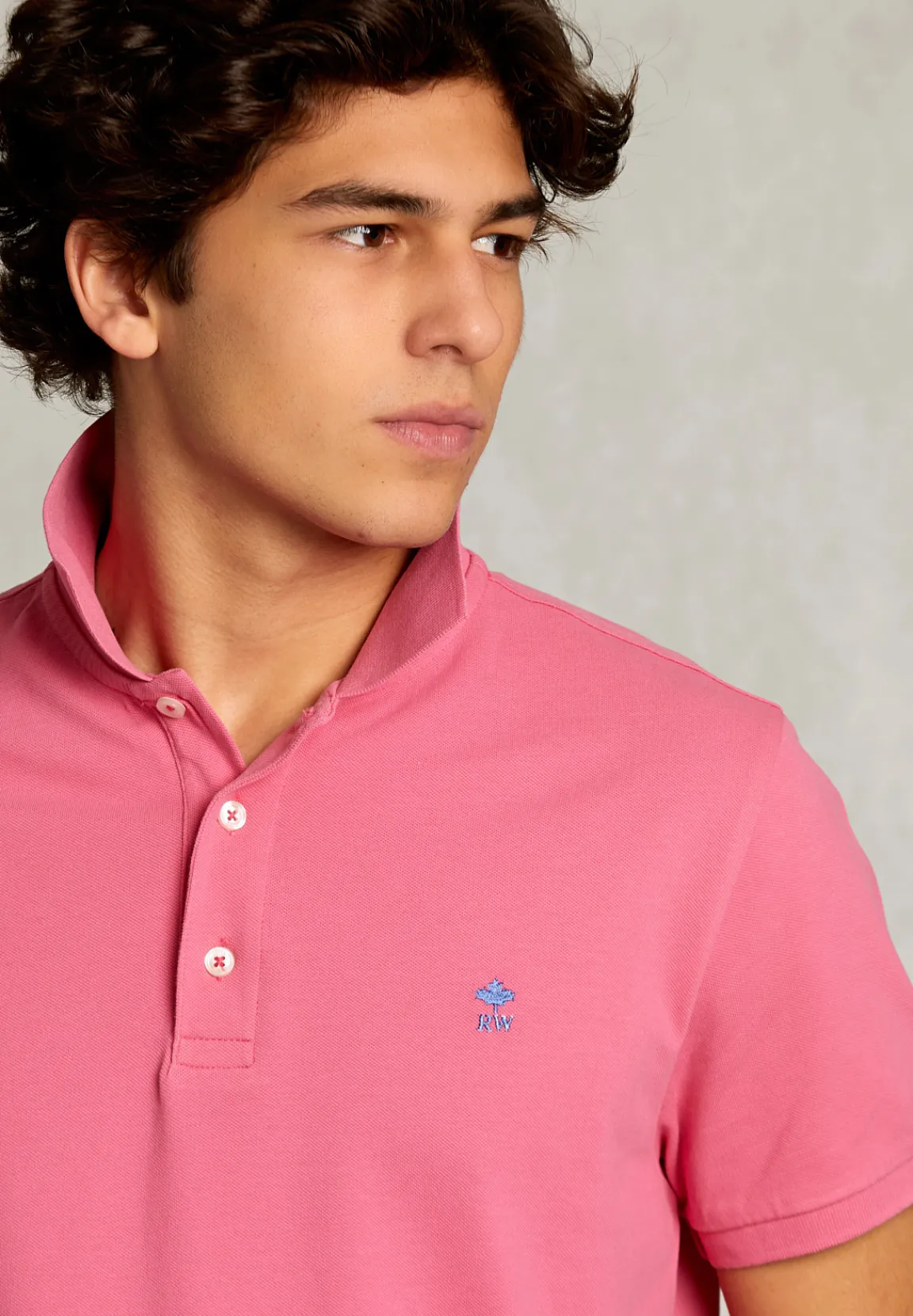 New River Woods Custom fit pima katoen polo bonheur -