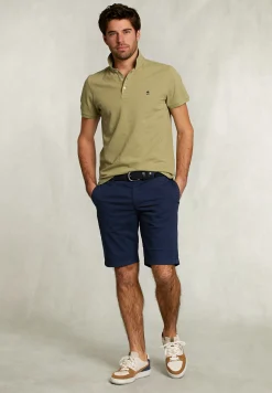 Fashion River Woods Custom fit pima katoen polo herb mix -