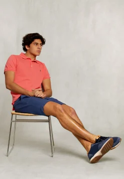 Fashion River Woods Custom fit pima katoen polo rose -
