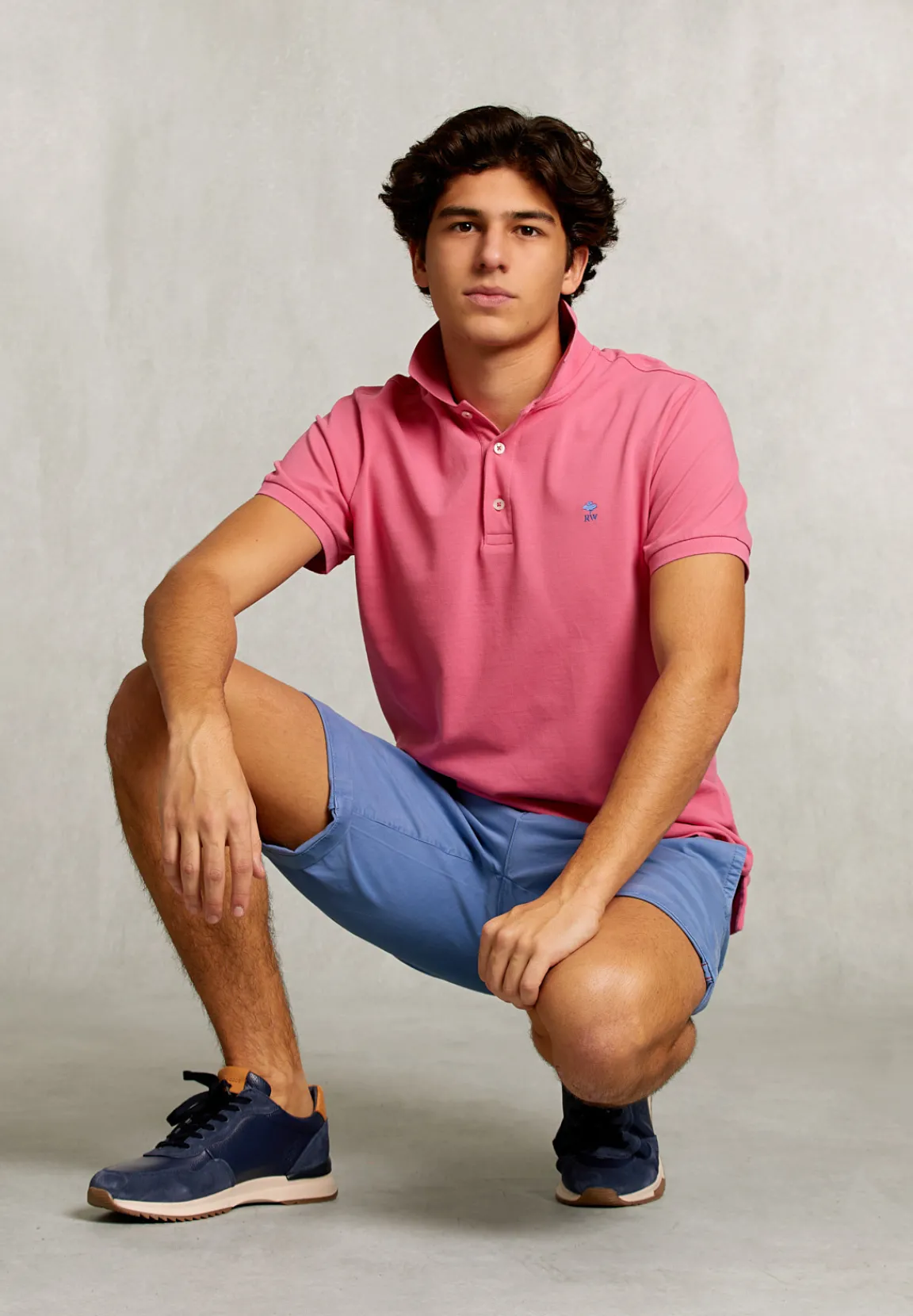 New River Woods Custom fit pima katoen polo bonheur -