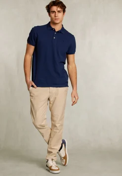Clearance River Woods Custom fit pima katoen polo french dark mix -