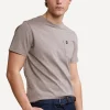 Hot River Woods Custom fit pima katoen T-shirt borstzak old wood mix -