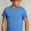 Clearance River Woods Custom fit pima katoen T-shirt ocean mix -