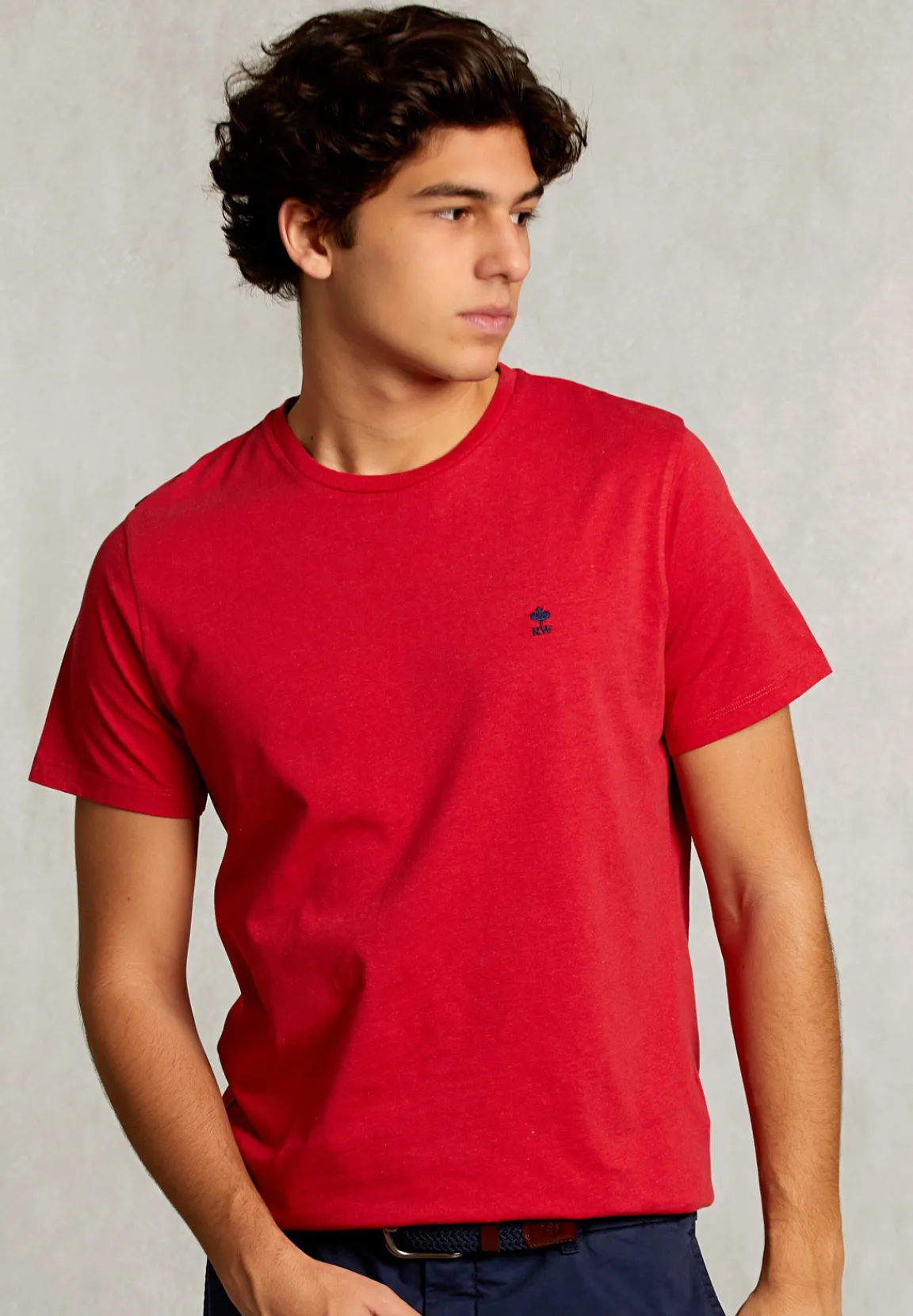 Fashion River Woods Custom fit pima katoen T-shirt bloody mary mix -