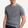 Online River Woods Custom fit pima katoen T-shirt borstzak grey mix -