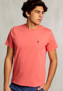 Online River Woods Custom fit pima katoen T-shirt rose -