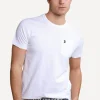Discount River Woods Custom fit pima katoen T-shirt borstzak hamptons blue mix -