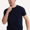 Hot River Woods Custom fit pima katoen T-shirt borstzak navy -