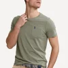 Fashion River Woods Custom fit pima katoen T-shirt borstzak safari mix -