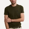 Best River Woods Custom fit pima katoen T-shirt borstzak forest mix -