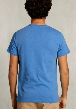 Clearance River Woods Custom fit pima katoen T-shirt ocean mix -