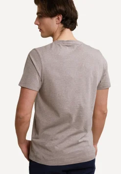 Hot River Woods Custom fit pima katoen T-shirt borstzak old wood mix -