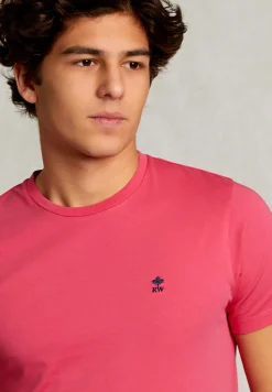 Discount River Woods Custom fit pima katoen T-shirt popstar -