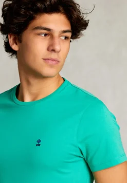 Outlet River Woods Custom fit pima katoen T-shirt moscow mule -