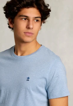 Fashion River Woods Custom fit pima katoen T-shirt dk victoria mix -