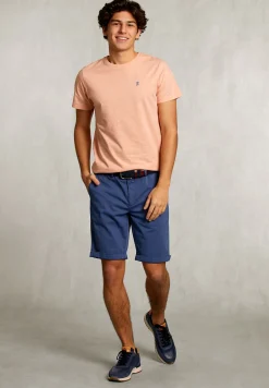 Discount River Woods Custom fit pima katoen T-shirt tsavo mix -
