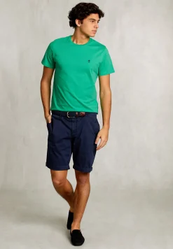 Outlet River Woods Custom fit pima katoen T-shirt papaya -