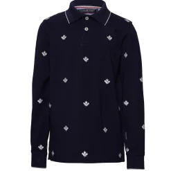 Fashion River Woods Custom fit polo in katoen in blauw -