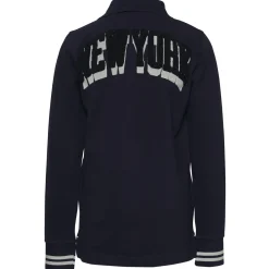 New River Woods Custom fit polo in katoen in blauw -
