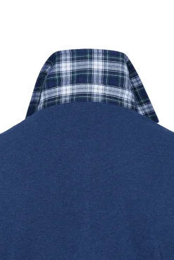 Outlet River Woods Custom fit polo in katoen in blauw -
