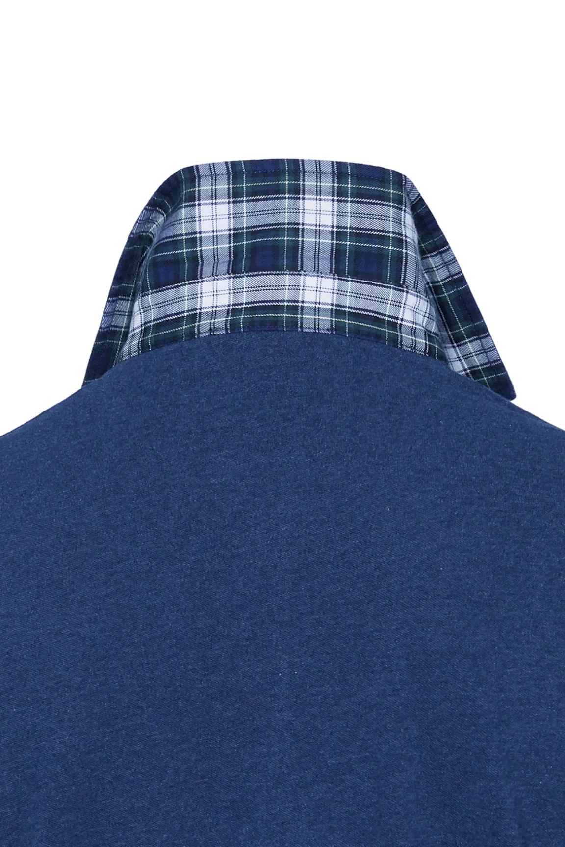 Outlet River Woods Custom fit polo in katoen in blauw -