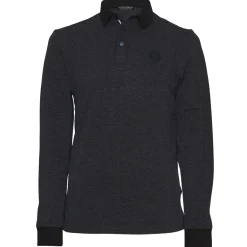 New River Woods Custom fit polo in katoen in bruin -