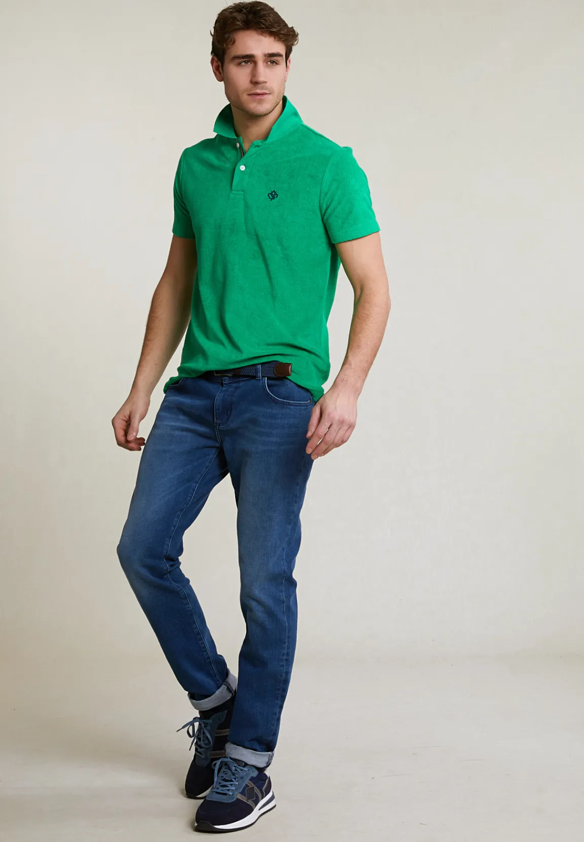 Fashion River Woods Custom fit éponge polo papaya -