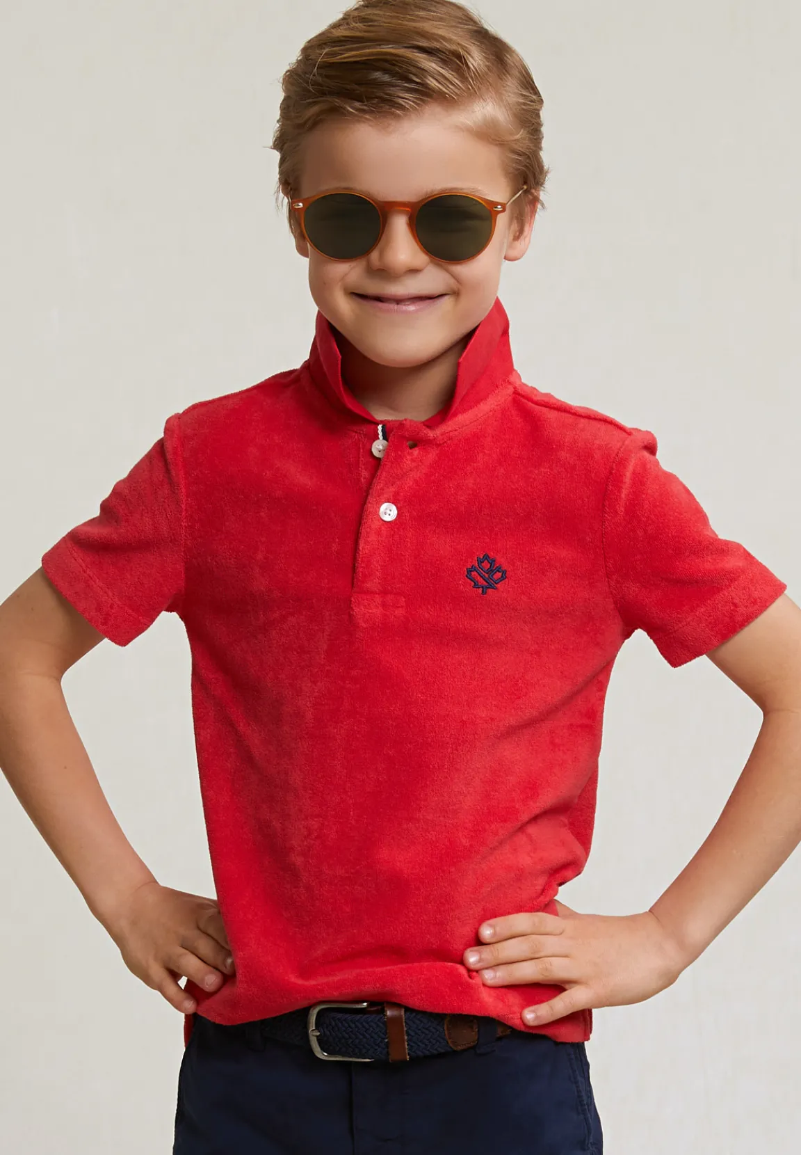 Hot River Woods Custom fit éponge polo pomegranate -