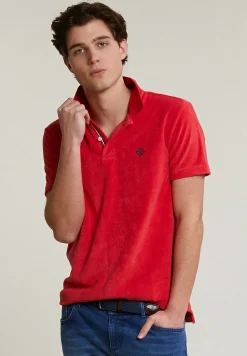 New River Woods Custom fit éponge polo pomegranate -