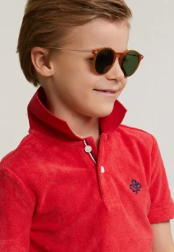 Hot River Woods Custom fit éponge polo pomegranate -