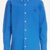 Fashion River Woods Custom fit popeline hemd evening  blue -