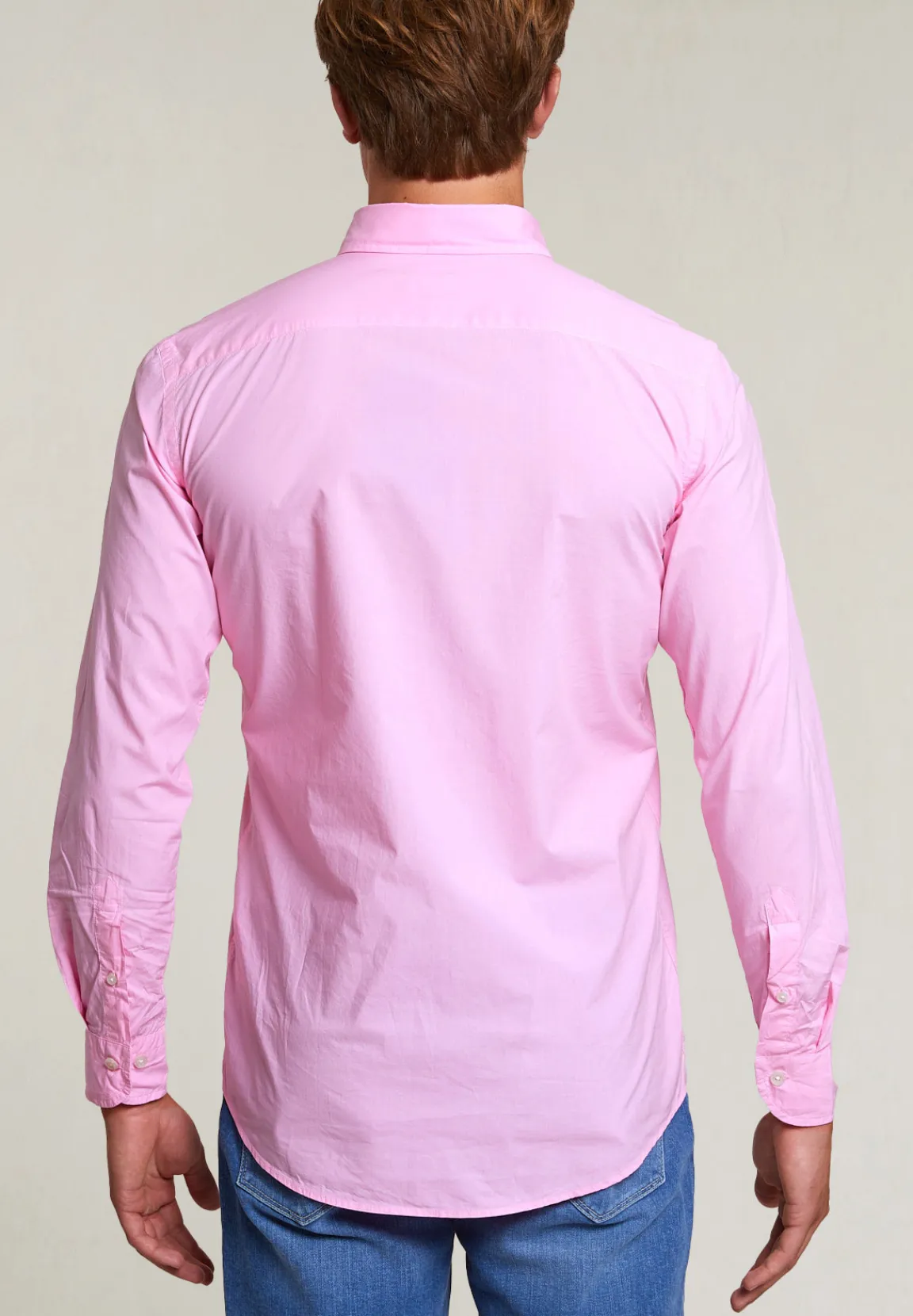 Hot River Woods Custom fit popeline hemd flamingo -