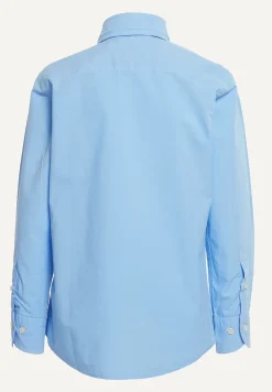 Sale River Woods Custom fit popeline hemd bay blue -