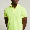 Online River Woods Custom fit sportieve polo neon yellow -