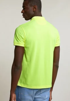 Online River Woods Custom fit sportieve polo neon yellow -