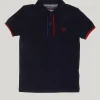 Online River Woods Custom fit sportieve stretch polo navy -